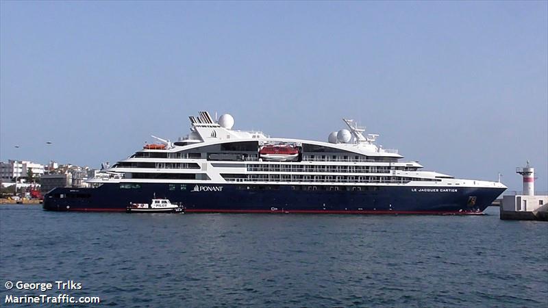 le jacques cartier (Passenger (Cruise) Ship) - IMO 9852420, MMSI 578001400, Call Sign FLYQ under the flag of Wallis and Futuna