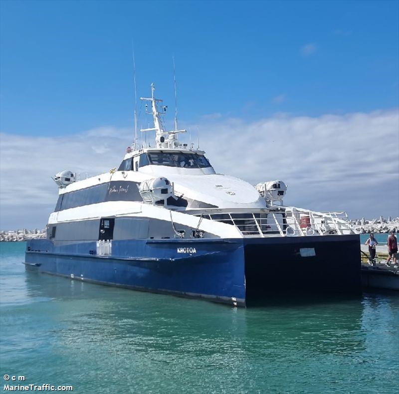 krotoa (Passenger Ship) - IMO 9876880, MMSI 601806900, Call Sign ZS3041 under the flag of South Africa