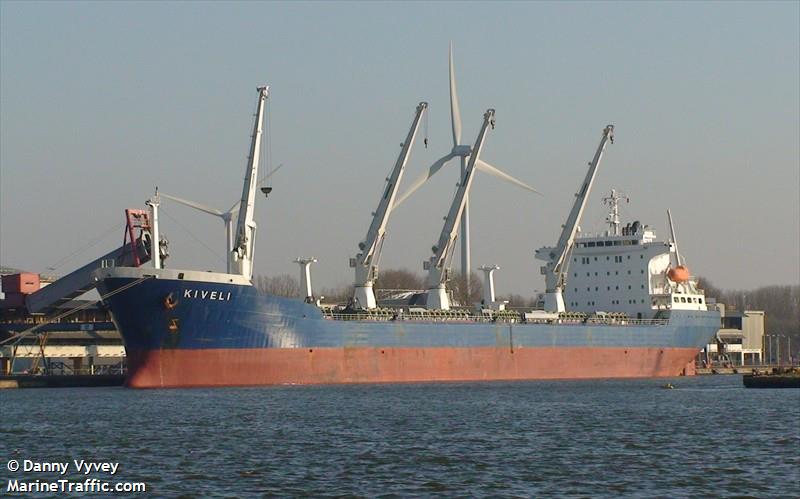 kiveli (Bulk Carrier) - IMO 8204731, MMSI 636013190, Call Sign A8LH3 under the flag of Liberia