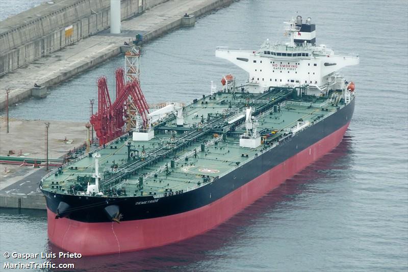demetrios (Crude Oil Tanker) - IMO 9432048, MMSI 636014500, Call Sign A8UI5 under the flag of Liberia