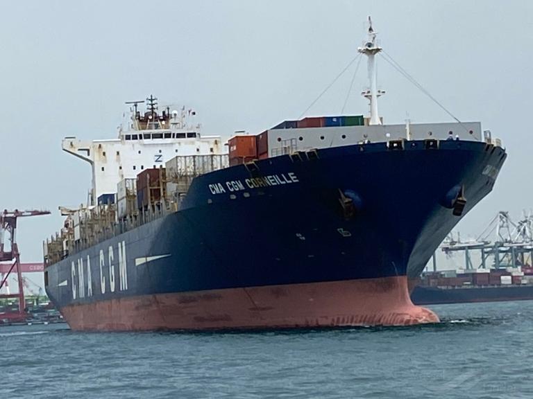 cma cgm corneille (Container Ship) - IMO 9409170, MMSI 636017425, Call Sign A8SU4 under the flag of Liberia