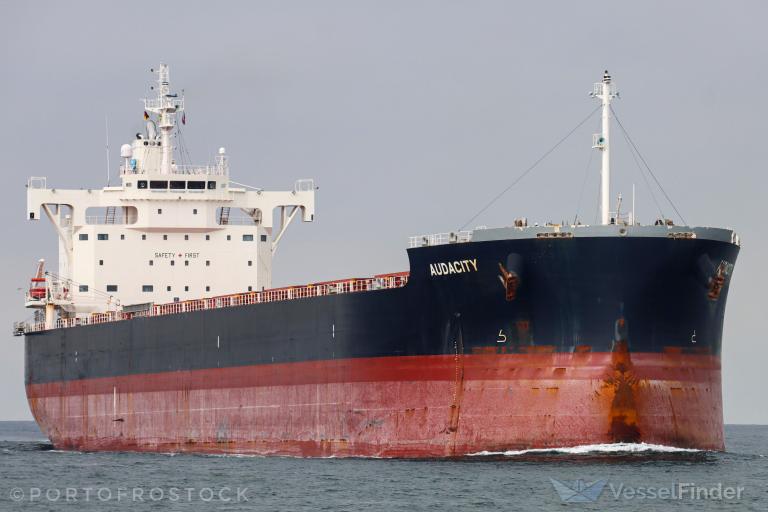 audacity (Bulk Carrier) - IMO 9783954, MMSI 636018721, Call Sign D5RB9 under the flag of Liberia