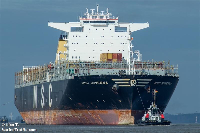 msc ravenna (Container Ship) - IMO 9484431, MMSI 636092268, Call Sign A8ZU8 under the flag of Liberia