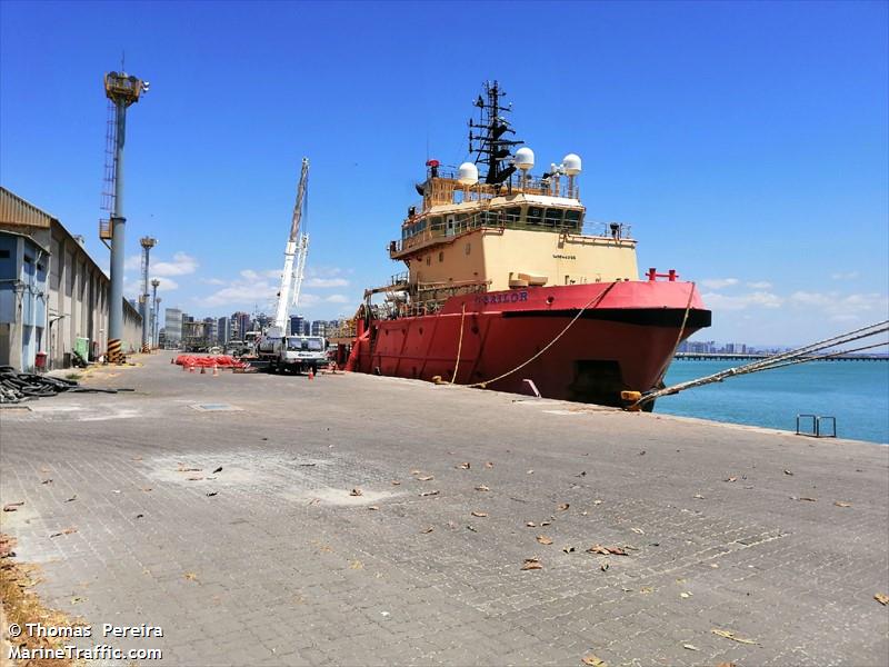 c sailor (Offshore Tug/Supply Ship) - IMO 9463138, MMSI 710007410, Call Sign PPWJ under the flag of Brazil