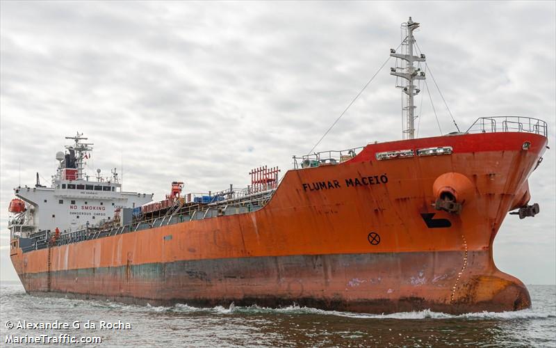 flumar maceio (Chemical/Oil Products Tanker) - IMO 9345893, MMSI 710009260, Call Sign PPUK under the flag of Brazil