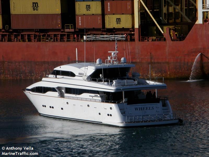 wheels i (Yacht) - IMO 8994075, MMSI 215243000, Call Sign 9H6937 under the flag of Malta