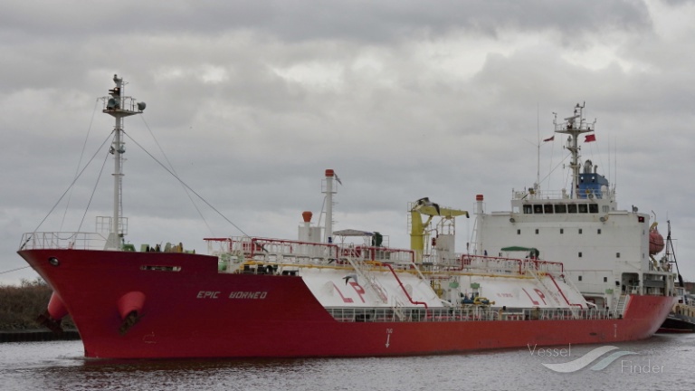 epic borneo (LPG Tanker) - IMO 9519535, MMSI 215746000, Call Sign 9HA5263 under the flag of Malta