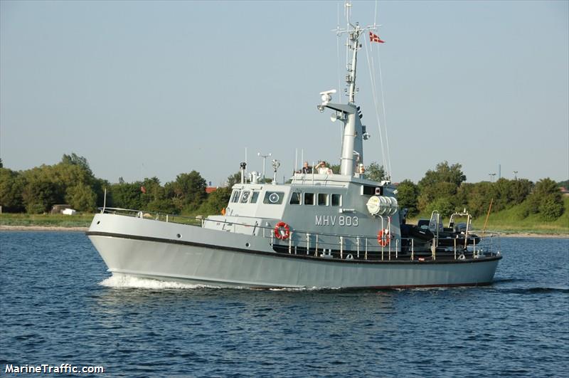 mhv 803 aries (Military ops) - IMO , MMSI 219000183, Call Sign OVMM under the flag of Denmark