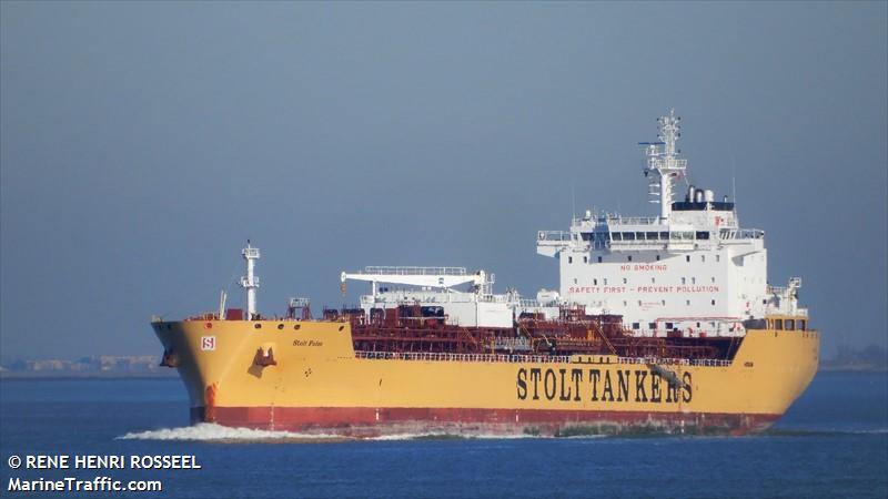 stolt palm (Chemical/Oil Products Tanker) - IMO 9764506, MMSI 232008104, Call Sign MBAV3 under the flag of United Kingdom (UK)