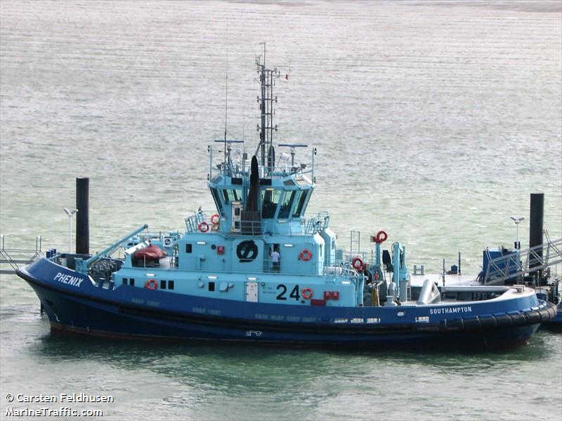 phenix (Tug) - IMO 9408023, MMSI 235053701, Call Sign MQVD9 under the flag of United Kingdom (UK)