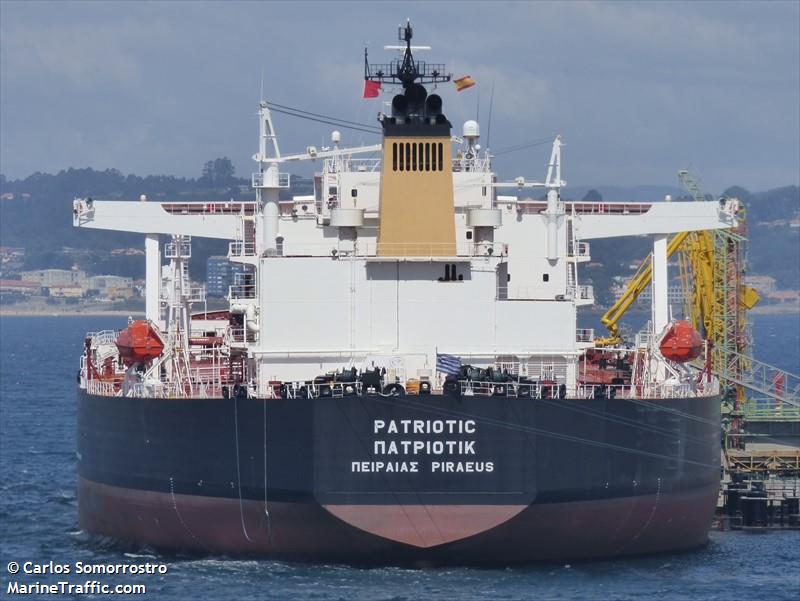 patriotic (Crude Oil Tanker) - IMO 9819832, MMSI 241646000, Call Sign SVDB9 under the flag of Greece