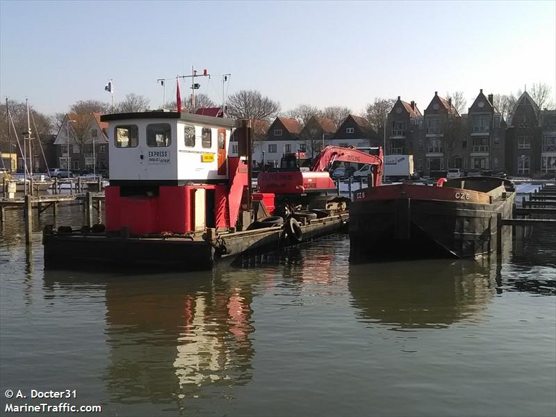 express (Dredging or UW ops) - IMO , MMSI 244180281, Call Sign PD7536 under the flag of Netherlands