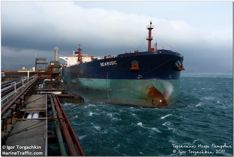 seamusic (Crude Oil Tanker) - IMO 9407445, MMSI 249746000, Call Sign 9HZL9 under the flag of Malta