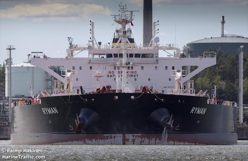 ryman (Crude Oil Tanker) - IMO 9777931, MMSI 249855000, Call Sign 9HA4401 under the flag of Malta
