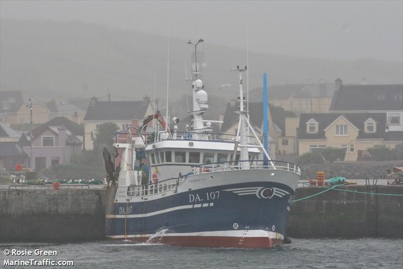 patrick c (Fishing Vessel) - IMO 9730763, MMSI 250003127, Call Sign EIPJ5 under the flag of Ireland