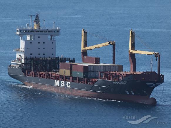 msc luna f (Container Ship) - IMO 9308625, MMSI 255805968, Call Sign CQII4 under the flag of Madeira