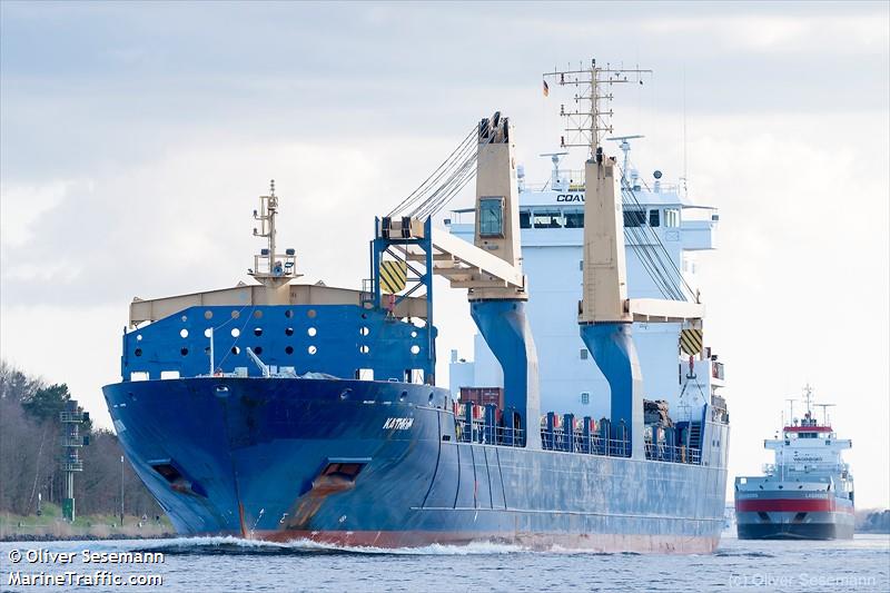 kathrin (General Cargo Ship) - IMO 9570620, MMSI 255806285, Call Sign CQAV3 under the flag of Madeira