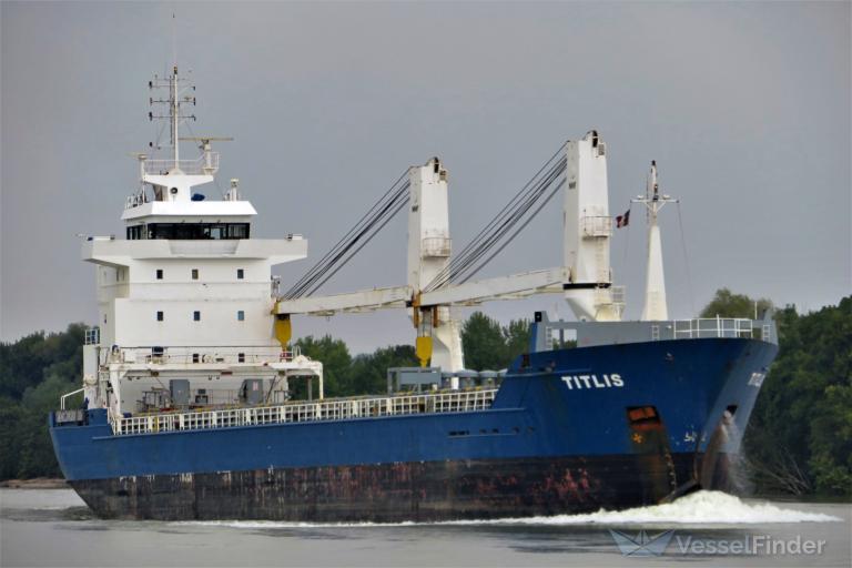 titlis (General Cargo Ship) - IMO 9352353, MMSI 255806316, Call Sign CQAZ2 under the flag of Madeira