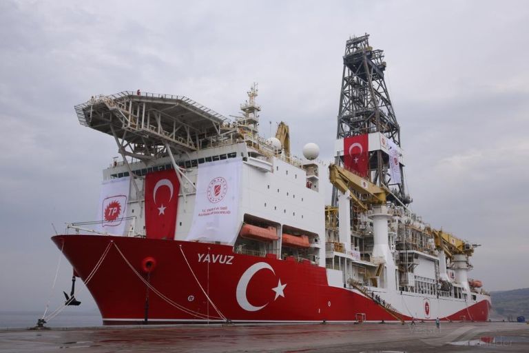 yavuz (Drilling Ship) - IMO 9503768, MMSI 271046765, Call Sign TCA5469 under the flag of Turkey