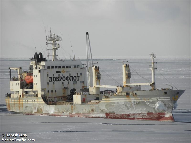 simfoniya (Refrigerated Cargo Ship) - IMO 8516627, MMSI 273313270, Call Sign UFEF under the flag of Russia