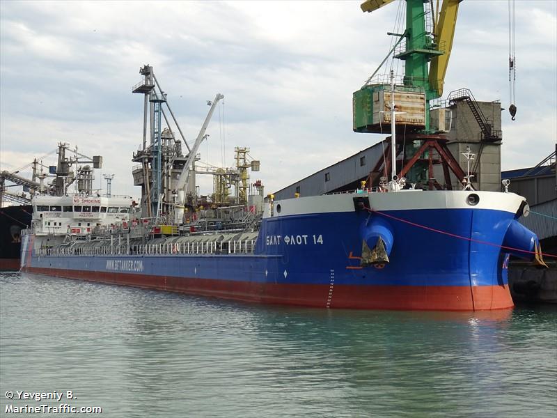 balt flot 14 (Chemical/Oil Products Tanker) - IMO 9804215, MMSI 273392370, Call Sign UBQA under the flag of Russia