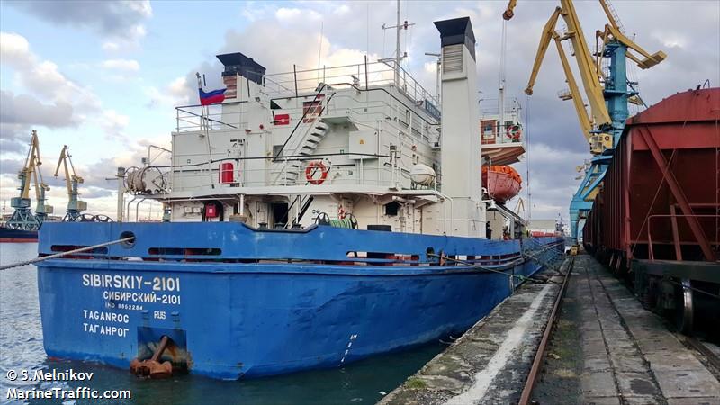 sibirskiy-2101 (General Cargo Ship) - IMO 8862284, MMSI 273415080, Call Sign UFRS under the flag of Russia