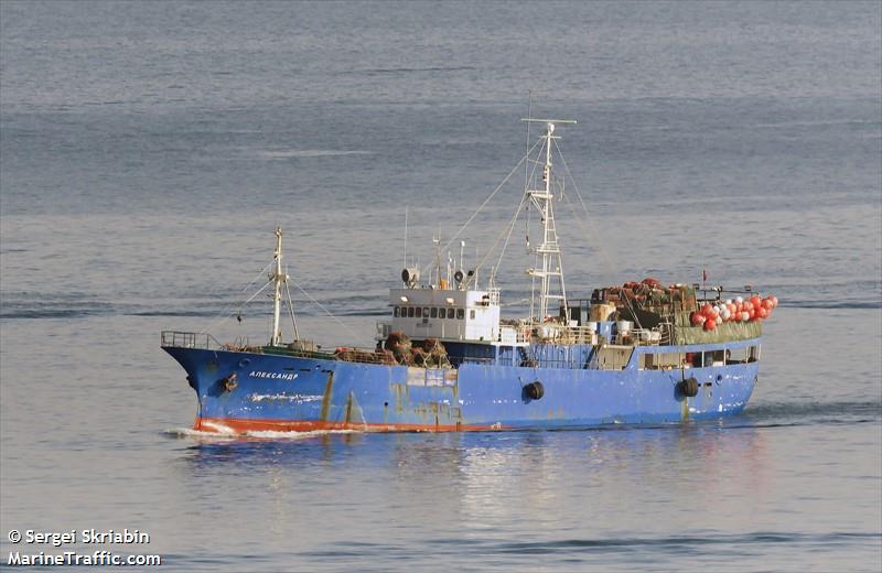 alexandr (Fishing Vessel) - IMO 8514631, MMSI 273429780, Call Sign UBAR8 under the flag of Russia