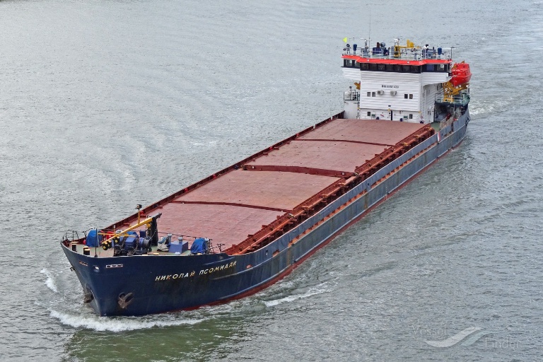 nikolai psomiadi (General Cargo Ship) - IMO 8858439, MMSI 273438710, Call Sign UDWO under the flag of Russia