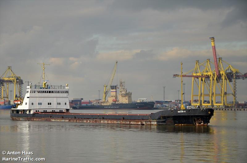 nevskiy-13 (Cargo ship) - IMO , MMSI 273447940, Call Sign UCGZ under the flag of Russia