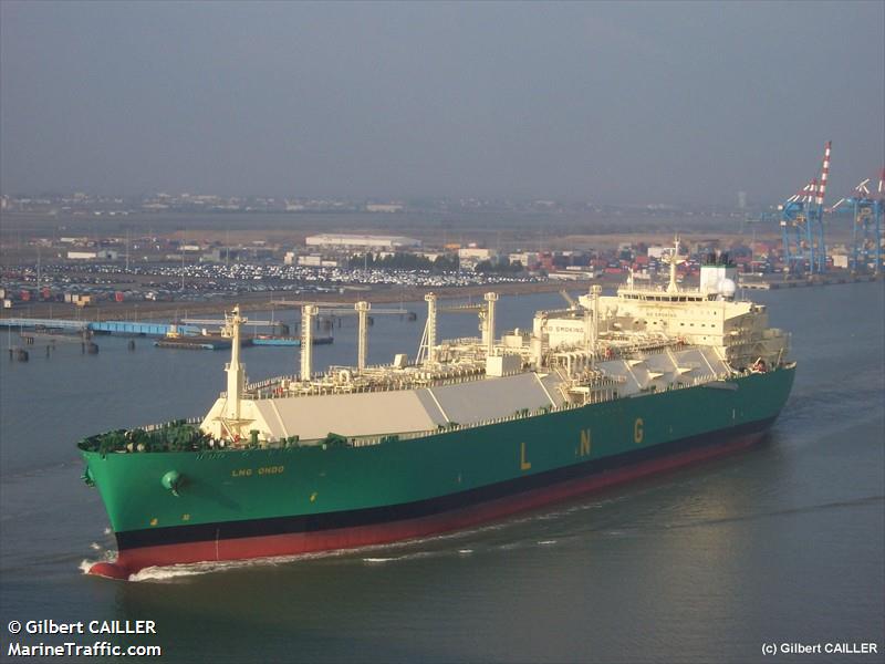 lng ondo (LNG Tanker) - IMO 9311579, MMSI 310550000, Call Sign ZCDT5 under the flag of Bermuda