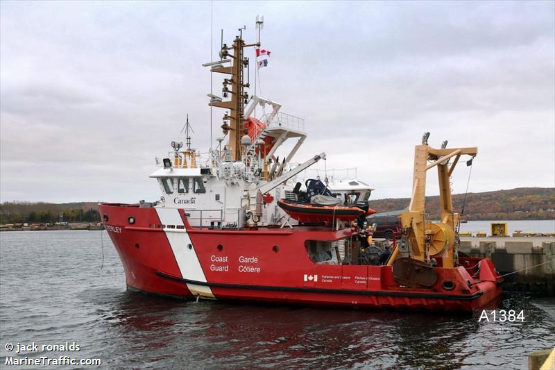 m. perley (Fishing Support Vessel) - IMO 9656151, MMSI 316022125, Call Sign CGMP under the flag of Canada