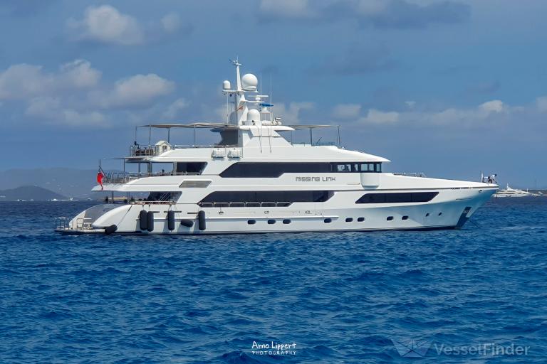 missing link (Yacht) - IMO 9707936, MMSI 319077100, Call Sign ZGEQ3 under the flag of Cayman Islands