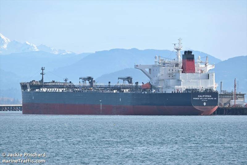 california (Crude Oil Tanker) - IMO 9642095, MMSI 338500000, Call Sign KEBO under the flag of USA