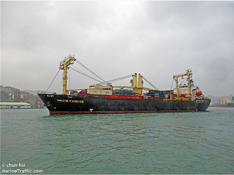 xinghe express (General Cargo Ship) - IMO 9311232, MMSI 351088000, Call Sign 3EXP7 under the flag of Panama