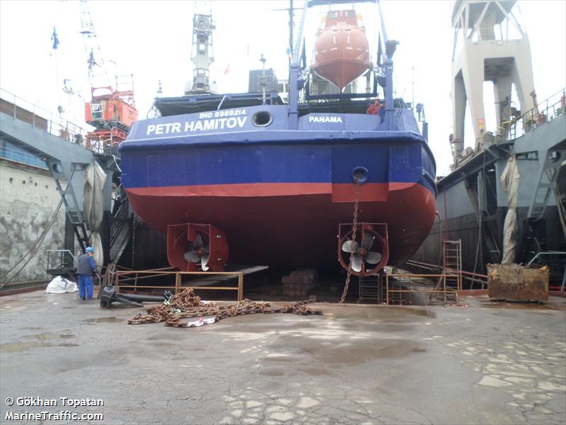 petr hamitov (General Cargo Ship) - IMO 8989214, MMSI 352646000, Call Sign 3FOO7 under the flag of Panama