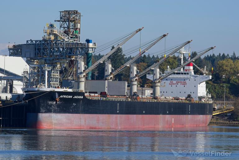 african jacana (Bulk Carrier) - IMO 9638824, MMSI 354197000, Call Sign 3FOI4 under the flag of Panama