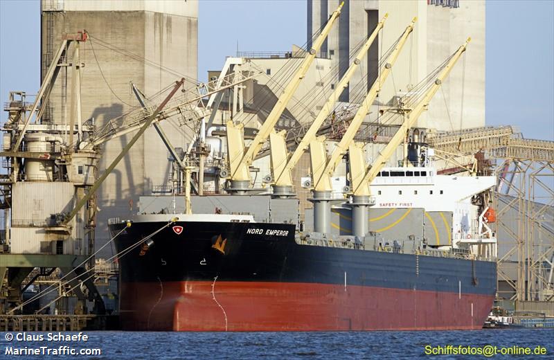 nord emperor (Bulk Carrier) - IMO 9478951, MMSI 357960000, Call Sign 3FXC7 under the flag of Panama