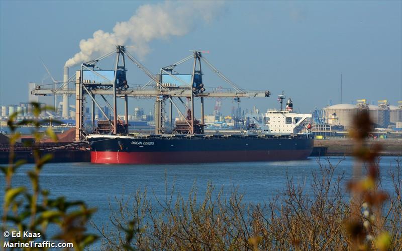 ocean corona (Bulk Carrier) - IMO 9410404, MMSI 372358000, Call Sign 3FWZ2 under the flag of Panama