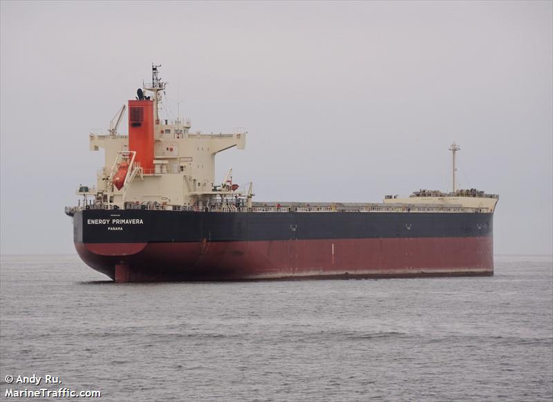 energy primavera (Bulk Carrier) - IMO 9602382, MMSI 372532000, Call Sign 3FPJ5 under the flag of Panama