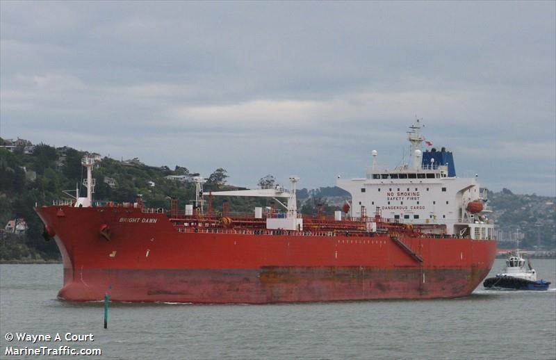 bright dawn (Chemical/Oil Products Tanker) - IMO 9362372, MMSI 372639000, Call Sign 3EJX5 under the flag of Panama