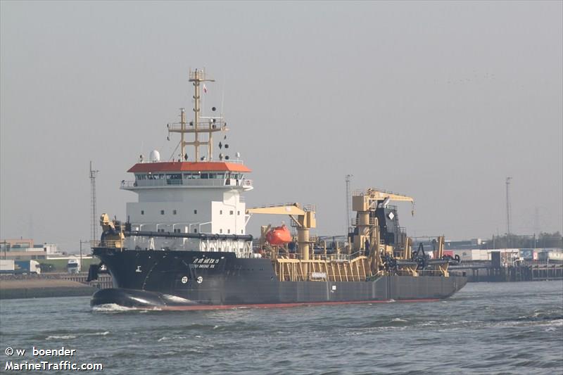 dci dredge xix (Hopper Dredger) - IMO 9612399, MMSI 419000158, Call Sign AVGY under the flag of India