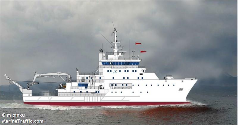r v sindhu sadhana (Research Vessel) - IMO 9608855, MMSI 419091900, Call Sign AVCO under the flag of India