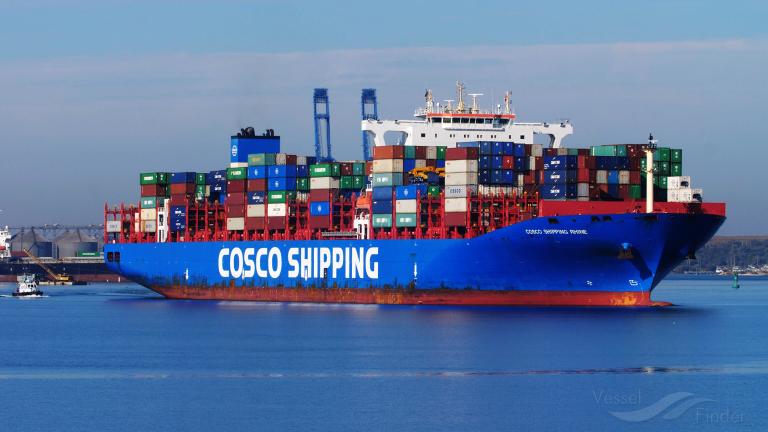 cosco shipping rhine (Container Ship) - IMO 9731951, MMSI 477118600, Call Sign VRRC4 under the flag of Hong Kong