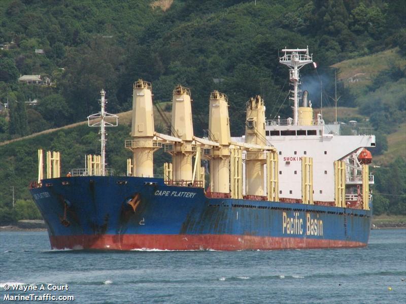 cape flattery (Bulk Carrier) - IMO 9312339, MMSI 477522000, Call Sign VRZT6 under the flag of Hong Kong