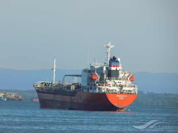 erawan 12 (Chemical/Oil Products Tanker) - IMO 9301366, MMSI 525003643, Call Sign YBJM2 under the flag of Indonesia