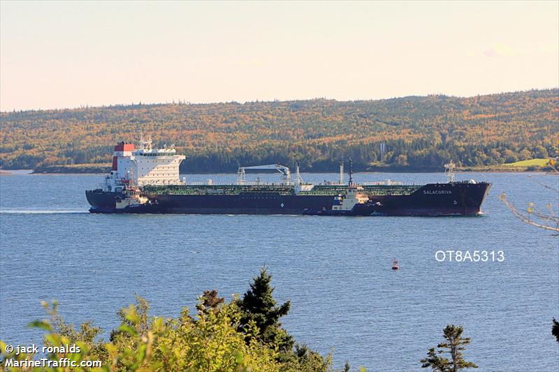 salacgriva (Chemical/Oil Products Tanker) - IMO 9323390, MMSI 538002778, Call Sign V7LO6 under the flag of Marshall Islands