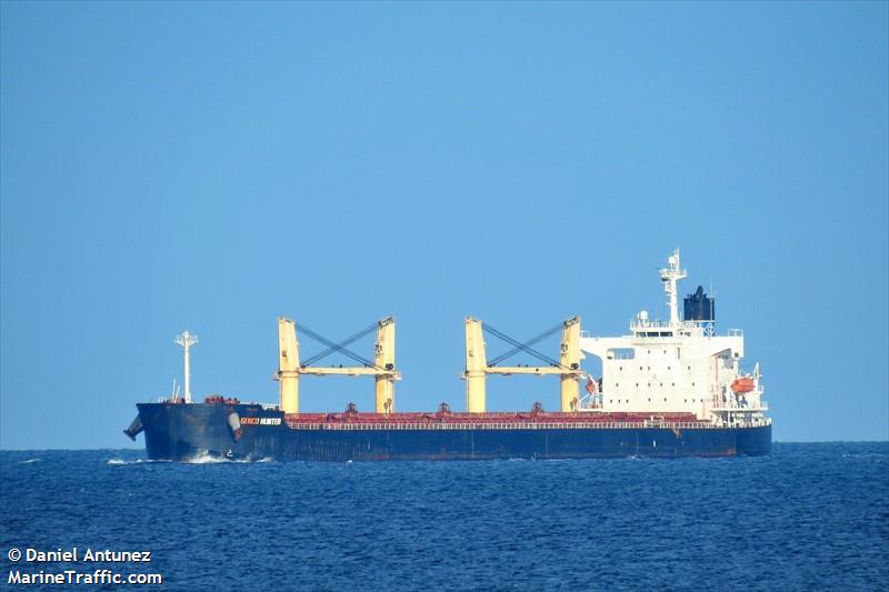 genco hunter (Bulk Carrier) - IMO 9368871, MMSI 538002980, Call Sign V7NM6 under the flag of Marshall Islands