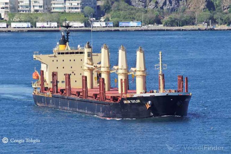 union taylor (Bulk Carrier) - IMO 9691644, MMSI 538005754, Call Sign V7GR6 under the flag of Marshall Islands