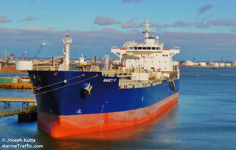 nancy p (Chemical/Oil Products Tanker) - IMO 9702194, MMSI 538006068, Call Sign V7GK5 under the flag of Marshall Islands