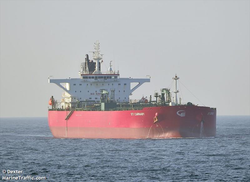 sti carnaby (Crude Oil Tanker) - IMO 9708564, MMSI 538006075, Call Sign V7JN4 under the flag of Marshall Islands